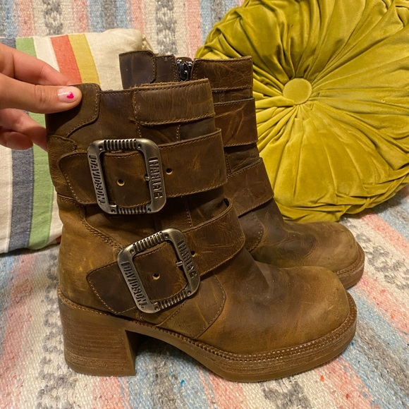 Vintage Harley Davidson Boots - Picture 3 of 9